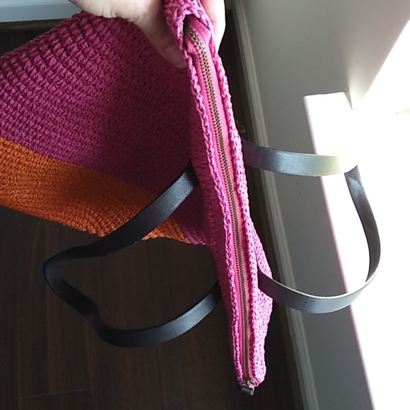 Gap pink and orange crocheted bag - Picture 11 of 11